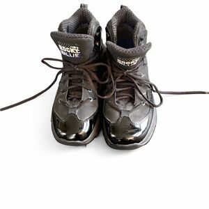 Rocky Blue Black Tactical High Top Sneakers Slip Resistant Lace Up Size 9M